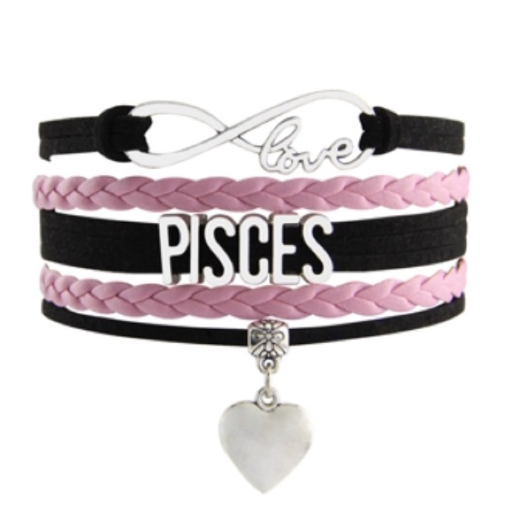 Horoscope Pisces Charm Adjustable Bracelet New